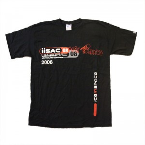 IISAC2008 Black T-Shirt