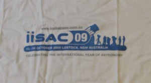 IISAC2009 White T-Shirt Logo